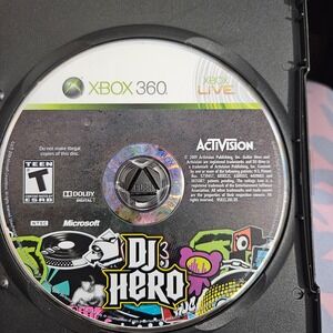 DJ Hero Xbox 360 Game‎ Activision Music Rhythm Game Teen ESRB Rated